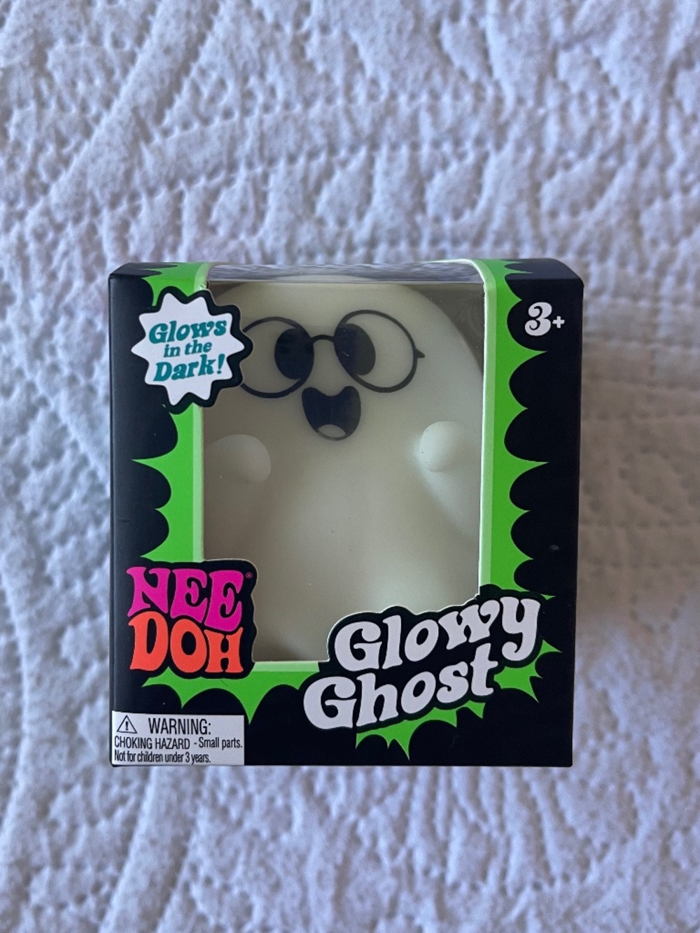 NEW NeeDoh Glowy Ghost - Glow-in-the-Dark Authentic